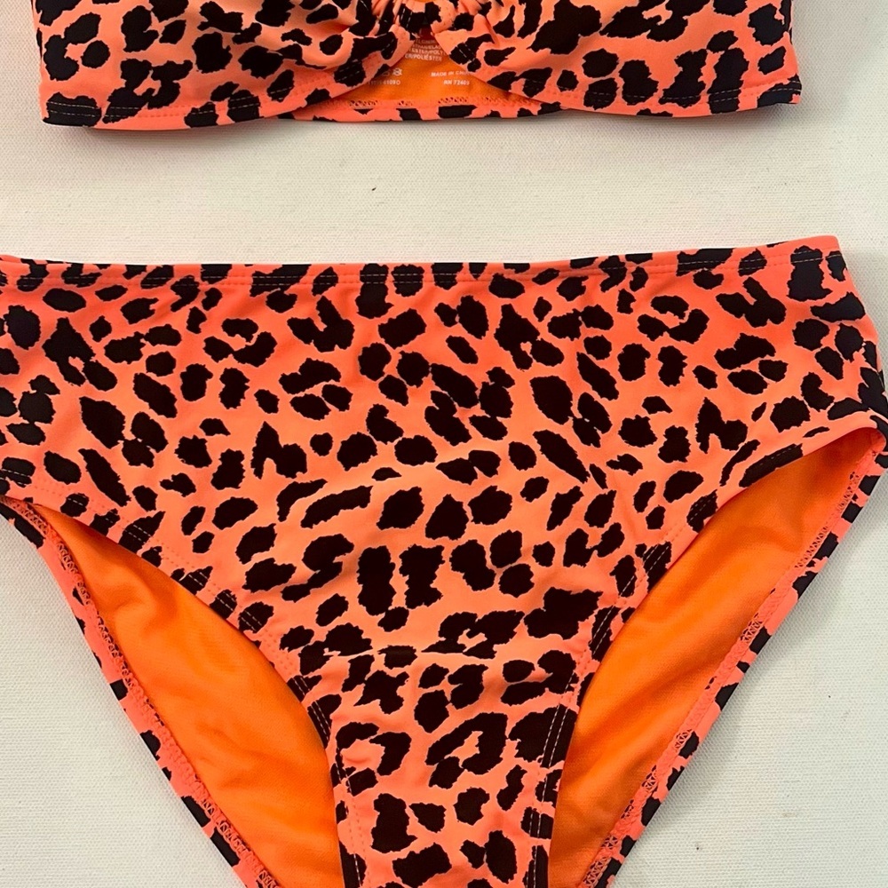 Cabana del sol animal print 2 piece bikini swimsuit